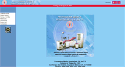 Desktop Screenshot of pmh.com.mx